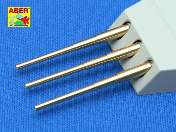 Aber 350L-05 Set of 9pcs 406mm long barrels for US ships for turrets without antiblast covers: North Carolina, Washington 1/350 – zdjęcie 4