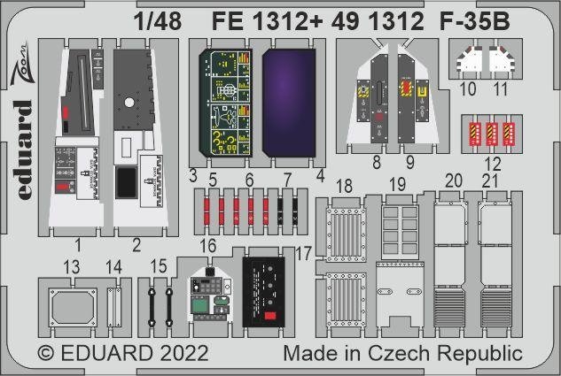 Eduard BIG49357 F-35B ITALERI 1/48 – Bild 3