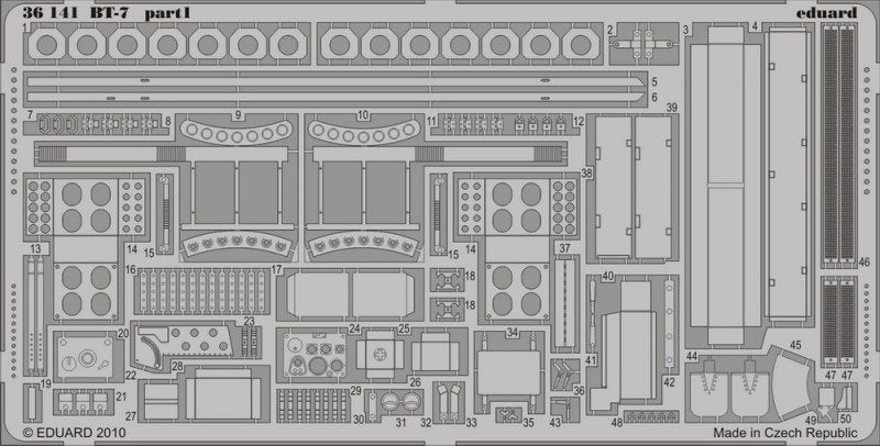 Eduard 36141 BT-7 1/35 Tamiya – zdjęcie 2