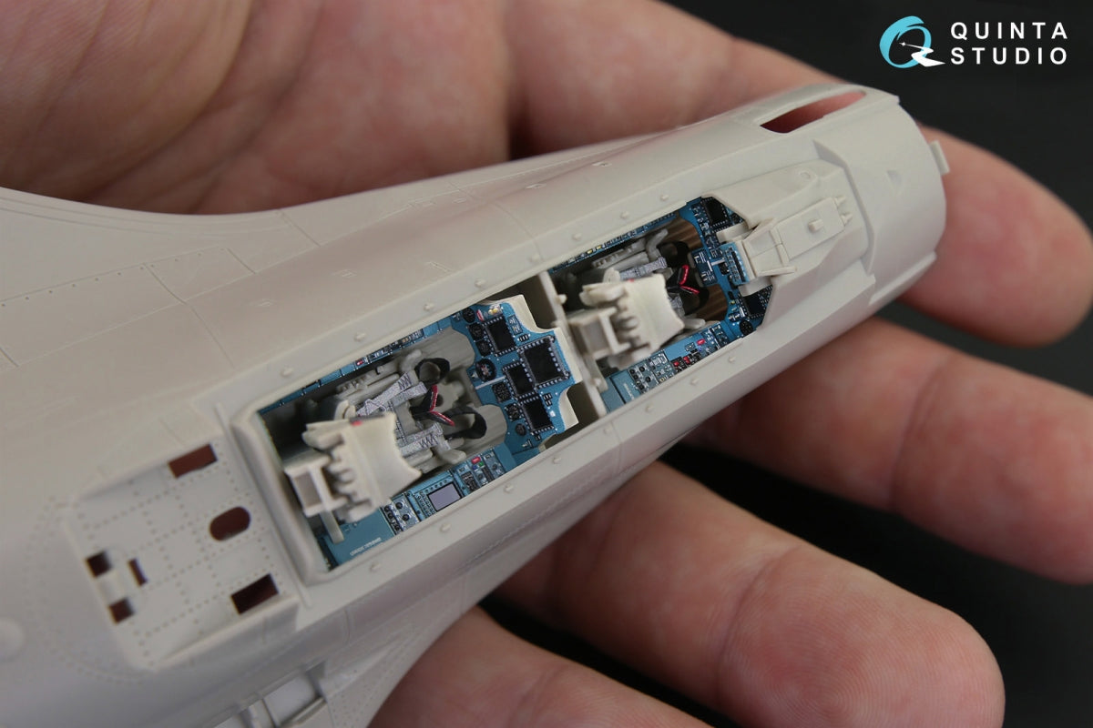 Quinta Studio QD48188 Su-30SM 3D-Printed coloured Interior on decal paper (for KittyHawk kit) 1/48 – imagen 8