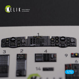 KELIK K72103 CH-47A interior 3D decals for Trumpeter kit 1/72 – imagen 2
