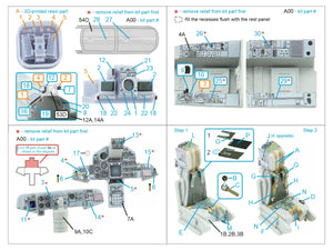 Quinta Studio QD+48519 Tornado ECR 3D-Printed coloured Interior on decal paper (Italeri) (with 3D-printed resin parts) 1/48 – Bild 7