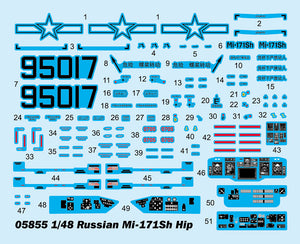 Trumpeter 05855 Russian Mi-171Sh Hip 1/48 – zdjęcie 4