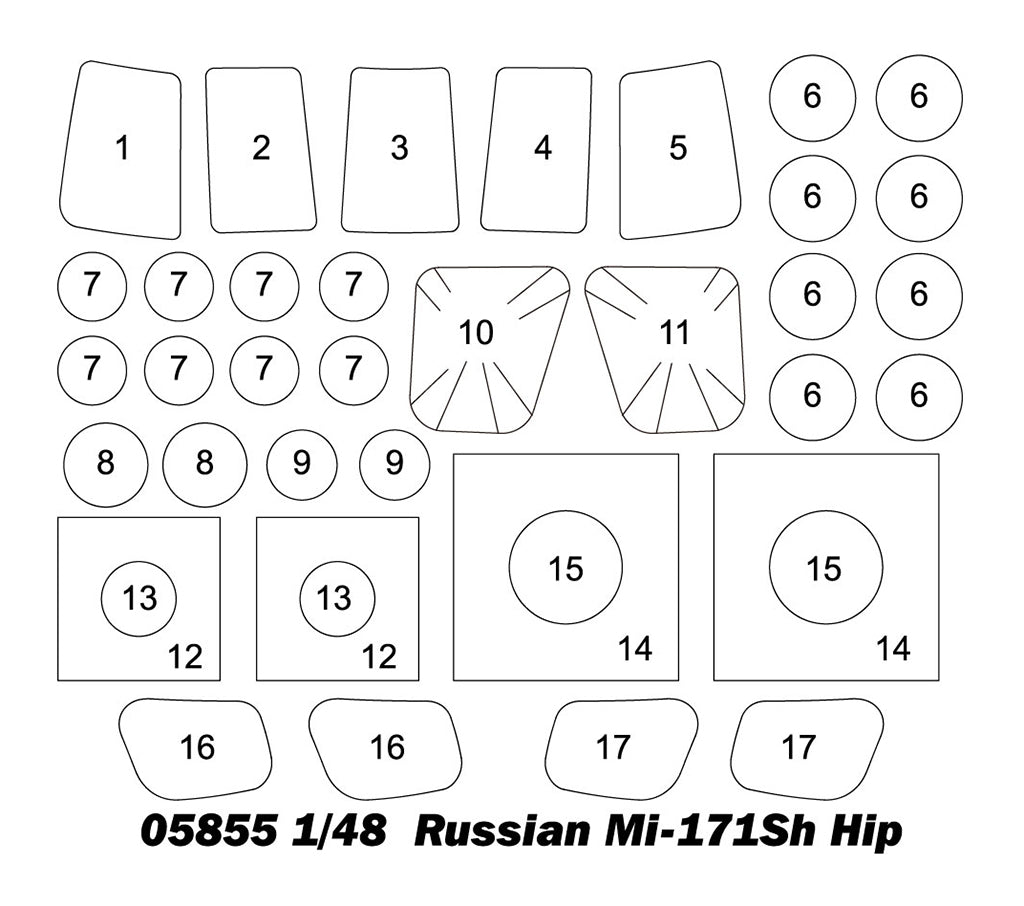 Trumpeter 05855 Russian Mi-171Sh Hip 1/48 – zdjęcie 5
