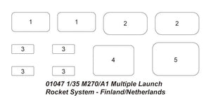 Trumpeter 01047 M270/A1 Multiple Launch Rocket System Finland/Netherlands 1/35 – imagen 11