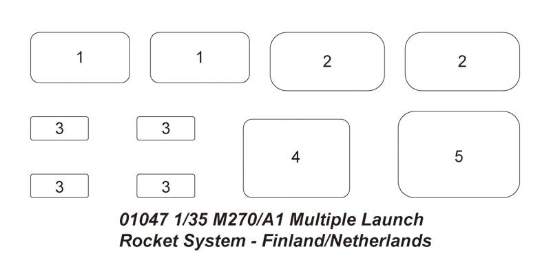 Trumpeter 01047 M270/A1 Multiple Launch Rocket System Finland/Netherlands 1/35 – imagen 11