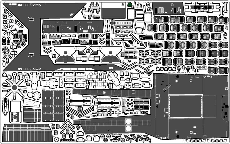 Pontos 35028F1 USS DDG-92 Momsen Flight IIa Detail Up Set 1/350 – zdjęcie 25