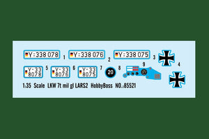 Hobby Boss 85521 LKW 7t mil gl LARS2 1/35 – imagen 13