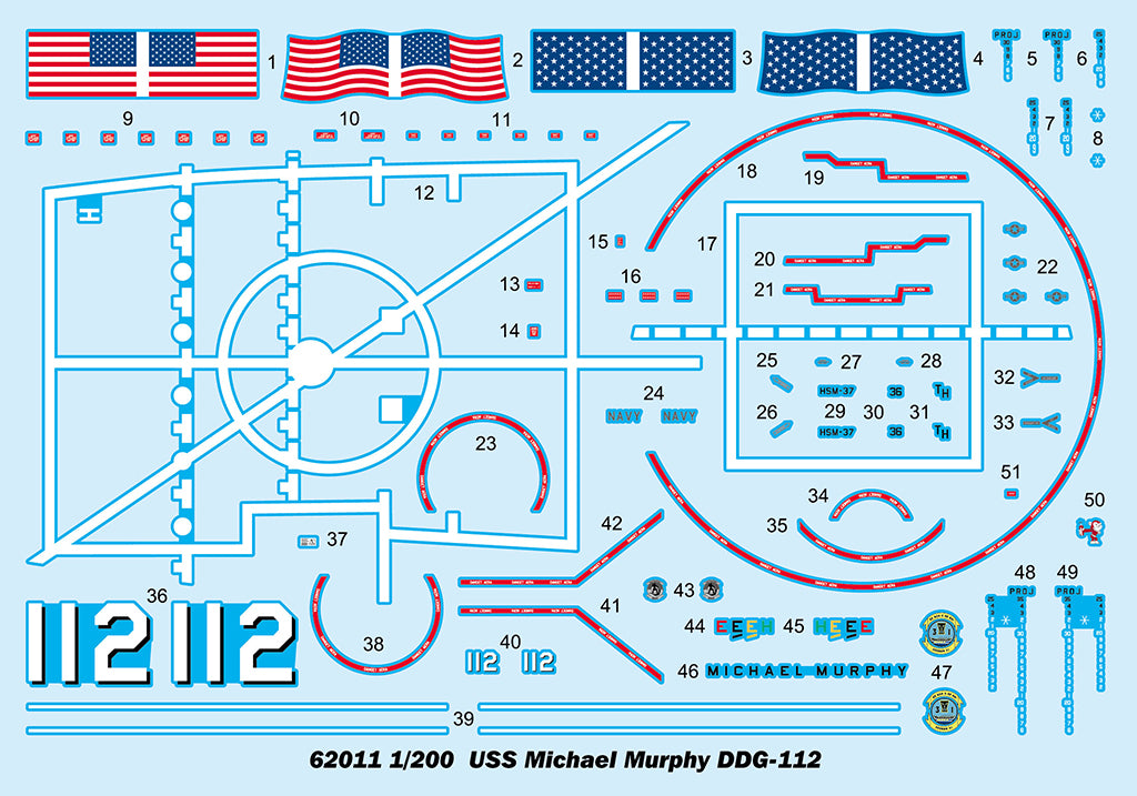 I Love Kit 62011 USS Michael Murphy DDG-112 1/200 – image 3