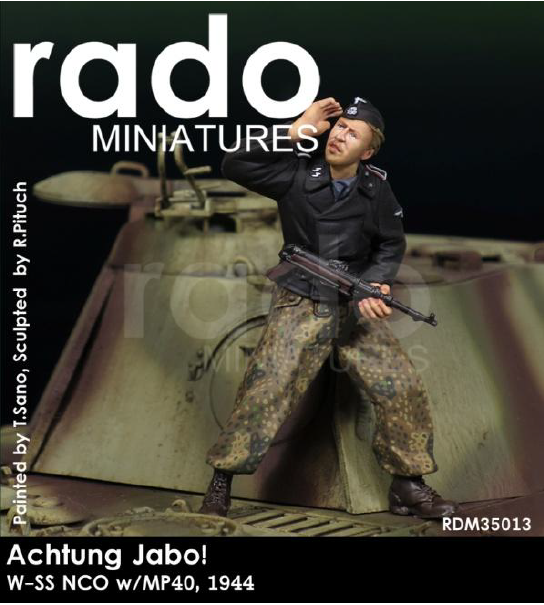 RADO Miniatures RDM35013 Achtung Jabo! W-SS NCO w/MP40, 1944 1/35