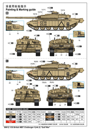 Trumpeter 09612 British MBT Challenger 1 (Mk.3) &amp;quot;Gulf War&amp;quot; 1/35 – image 5