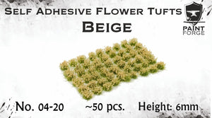 Paint Forge PFFL2604 Beige Flowers 6mm