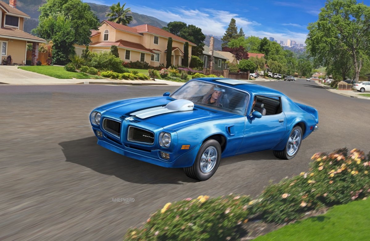 Revell 67672 1970 Pontiac Firebird - Model Set 1/24 – zdjęcie 5