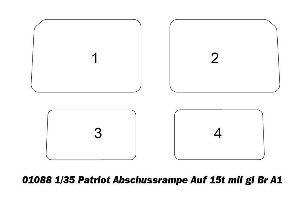 Trumpeter 01088 Patriot Abschussrampe auf 15t mil gl Br A1 1/35 – image 3