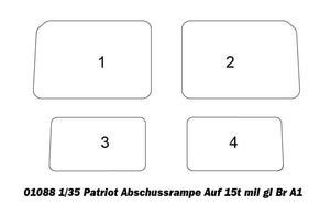Trumpeter 01088 Patriot Abschussrampe auf 15t mil gl Br A1 1/35 – image 3