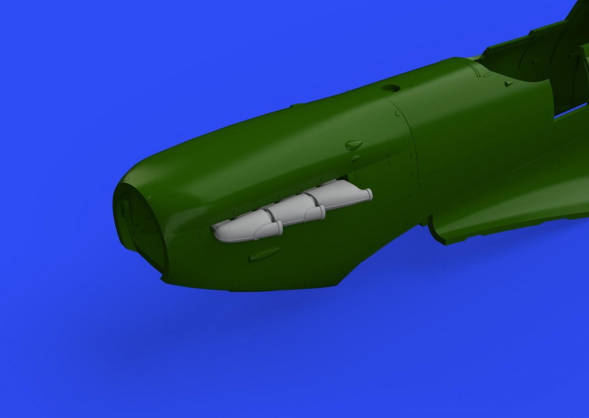 Maquette Eduard 648580 Spitfire Mk. et tuyères d&amp;#39;échappement au 1/48 pour Eduard