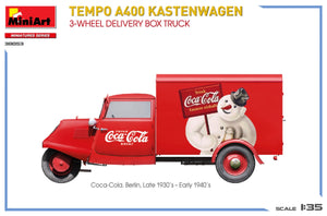MiniArt 38053 TEMPO A400 KASTENWAGEN 3-WHEEL DELIVERY BOX TRUCK 1/35 – image 9