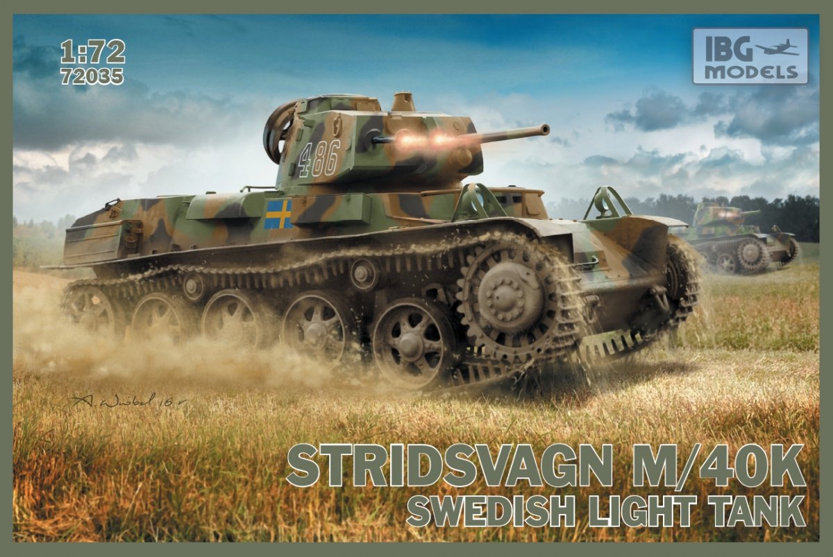 IBG 72035 Stridsvagn m/40 K Swedish light tank 1/72