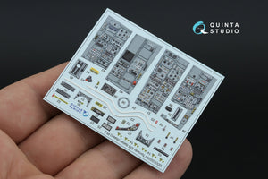 Quinta Studio QDS+32230 Tornado IDS Italian 3D-Printed &amp;amp; coloured Interior on decal paper (Italeri) (Small version) (with 3D-printed resin parts) 1/32 – Bild 7