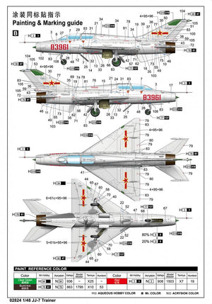 Trumpeter 02824 JJ-7 Trainer 1/48 – immagine 4