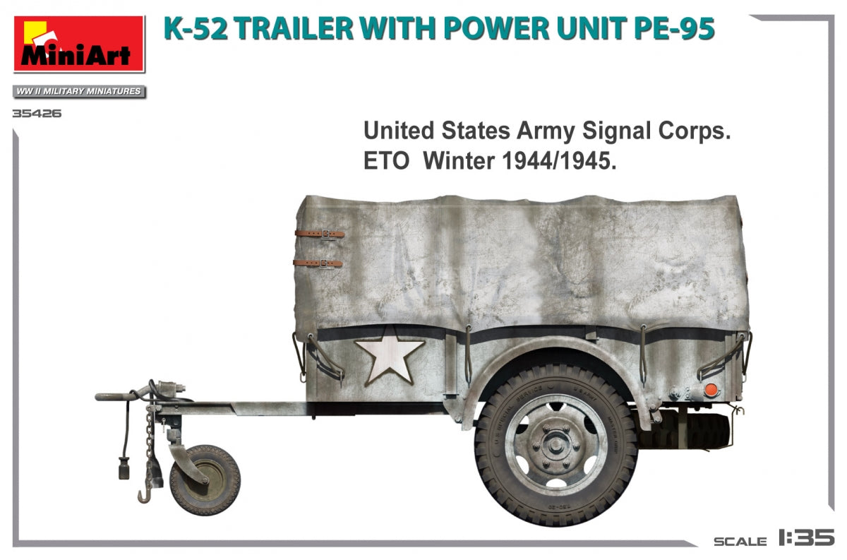 MiniArt 35426 K-52 TRAILER w/POWER UNIT PE-95 1/35 – imagen 8