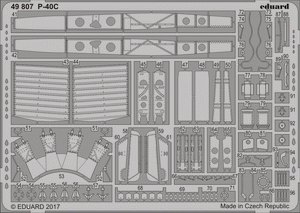 Eduard 49807 P-40C BRONCO 1/48 – immagine 2