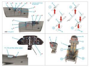 Quinta Studio QD48453 MiG-17F 3D-Printed coloured Interior on decal paper (AMMO/Kinetic) 1/48 – Bild 2