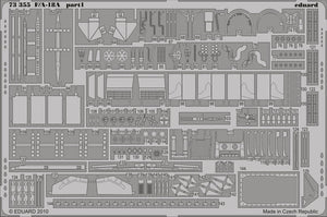 Eduard 73355 F/A-18A Photo etched set for ACADEMY 1/72
