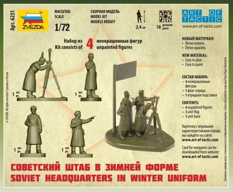 Zvezda 6231 Soviet HQ Winter 1/72 – Bild 3