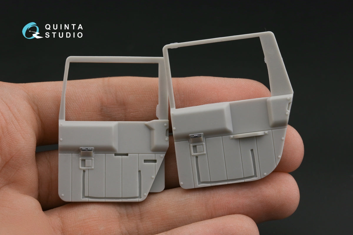 Quinta Studio QD24004 Hummer H1 3D-Printed &amp;amp; colored Interior on decal paper (MENG) 1/24 – image 13