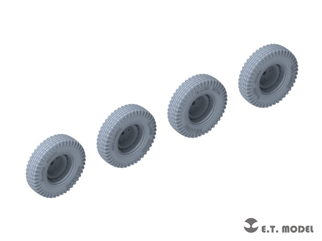 E.T. Model P35-102 WWII German Sd.Kfz.234 Small Diameter Weighted Wheels Type.2 1/35 – Bild 3