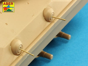 Aber 35L-221 Set of barrels for US M16A1 or M231 5,56mm gun barrels x 6 pcs. 1/35 – immagine 4
