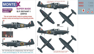 Montex K48316 DEFIANT MkI 1/48