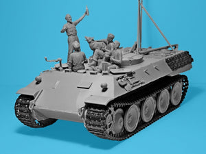 ICM 35343 Prost! Between Battles on Bergepanther WWII German Tankmen with Bergepanther 1/35 – Bild 7