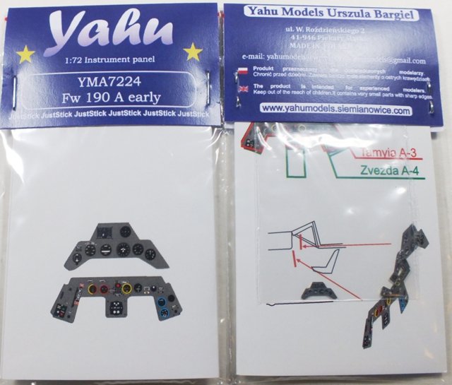 Yahu YMA7224 Fw-190A précoce (Tamiya / Zvezda) 1/72