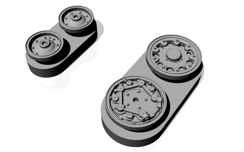 Armory Models AW48309 F-5E/F Tiger-II wheels 1/48 – zdjęcie 3