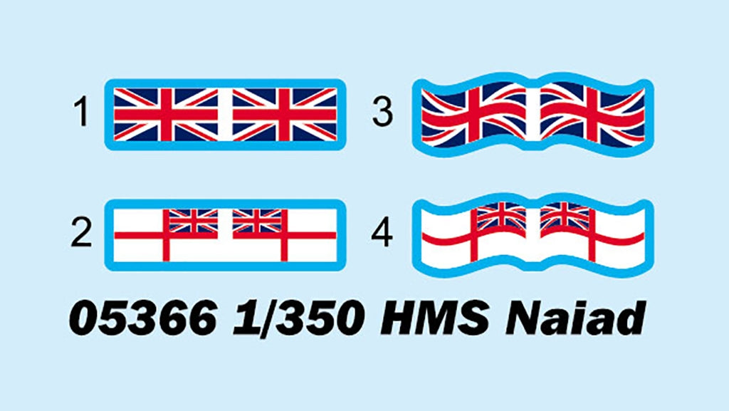 Trumpeter 05366 HMS Naiad 1/350 – imagen 3