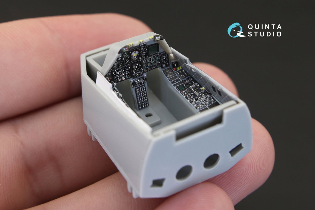 Quinta Studio QD48143 A-10A 3D-Printed &amp;amp; coloured Interior on decal paper (for Hobby Boss kit) 1/48 – immagine 5