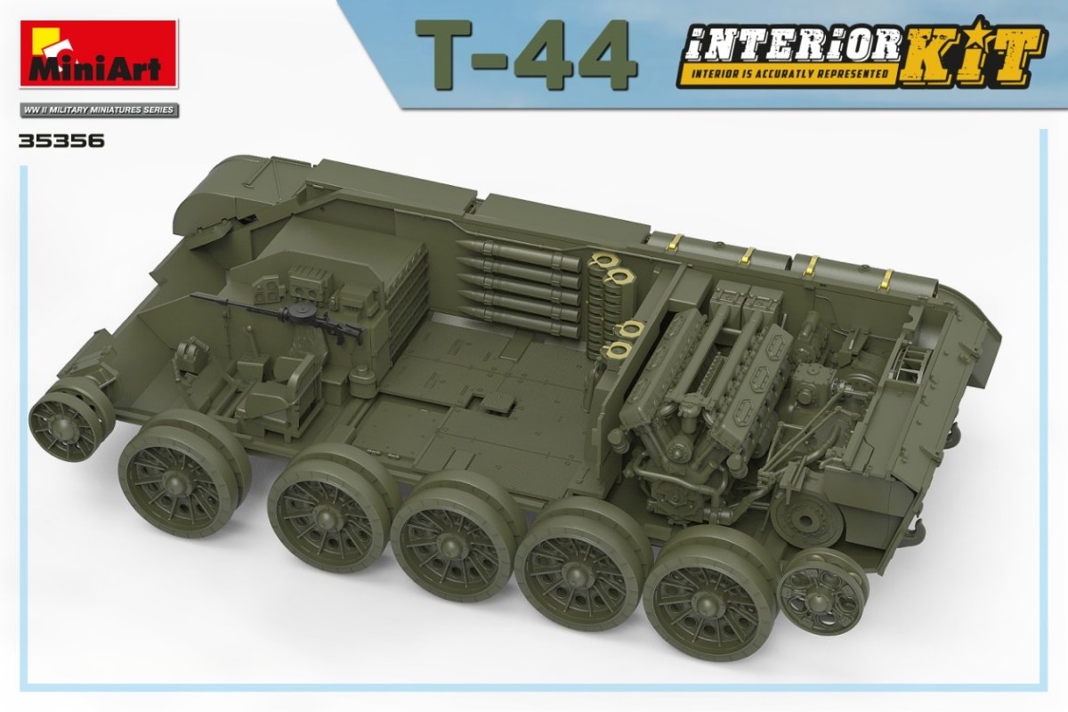 MiniArt 35356 T-44 INTERIOR KIT 1/35 – imagen 7