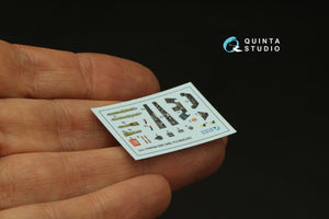 Quinta Studio QD72090 Fw 190D 3D-Printed &amp;amp; coloured Interior on decal paper (IBG models) 1/72 – Bild 6