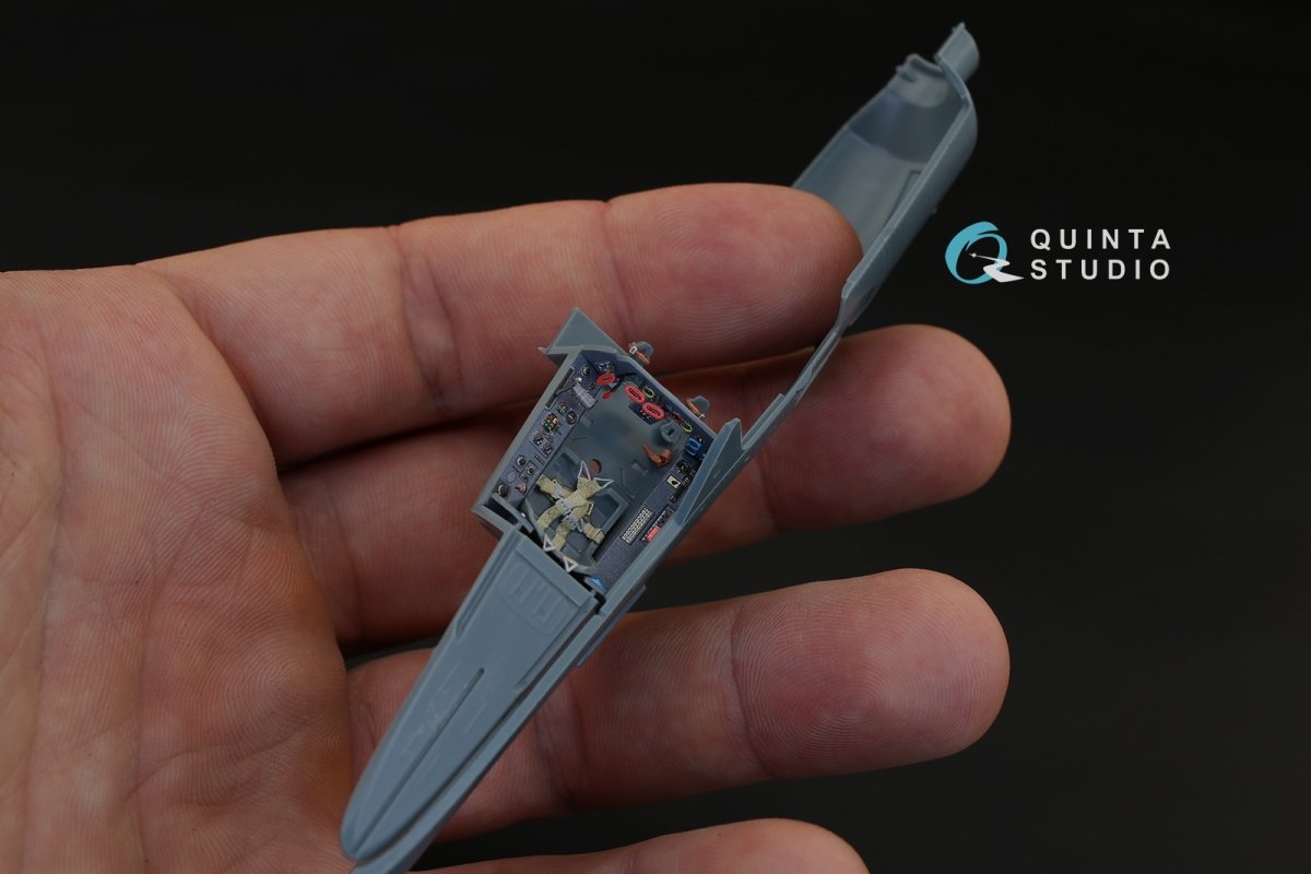 Quinta Studio QD48139 FW 190D-9 3D-Printed &amp;amp; coloured Interior on decal paper (for Eduard kit) 1/48 – immagine 7
