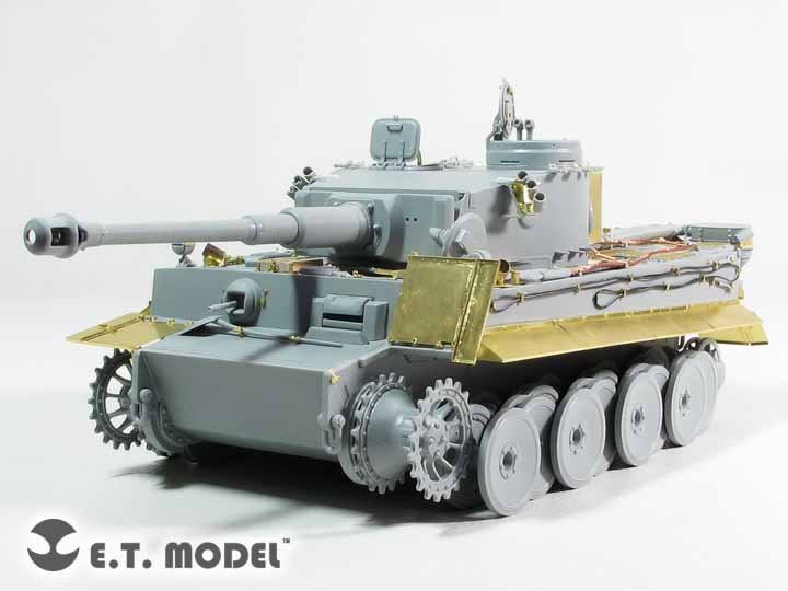 E.T. Model EA35-109 WWII German TIGER I Fender &amp;amp; Side Skirts (Early Production) For DRAGON Smart Kit 1/35 – immagine 6