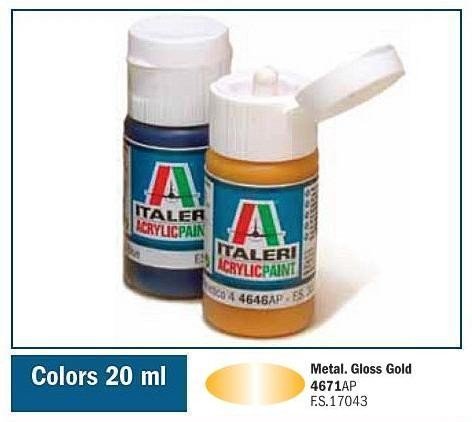 Italeri 4671AP GLOSS GOLD 20ml