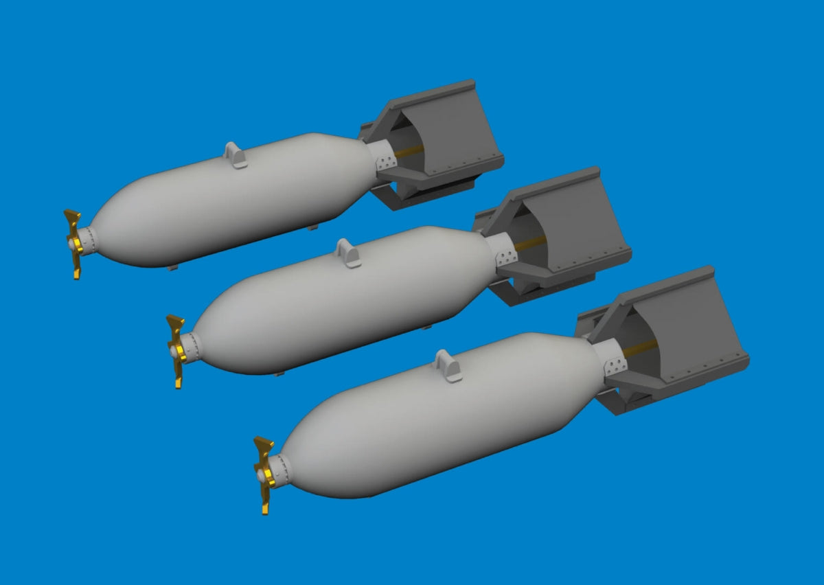 Eduard 6481083 P-40 100lb M30 US bombs PRINT EDUARD 1/48 – immagine 4