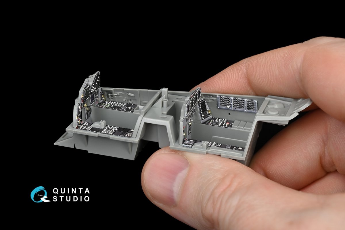 Quinta Studio QD48090 F-15E 3D-Printed &amp;amp; coloured Interior on decal paper (for GWH kit) 1/48 – Bild 9