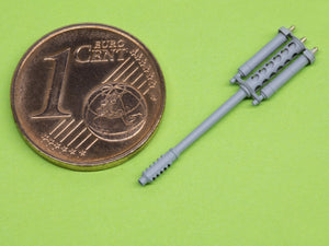 Master AM-48-125 AH-64 Apache - M230 Chain Gun barrel (30mm), Pitot Tubes and tail antenna (resin, PE and turned parts) 1/48 – zdjęcie 11