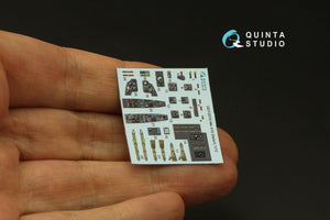 Quinta Studio QD72070 Me 410 3D-Printed &amp;amp; coloured Interior on decal paper (Italeri) 1/72 – Bild 7