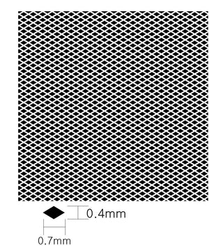 KA Models KA-00004 DIAMOND PATTERN MESH B 0.4mm X 0.7mm – Bild 4