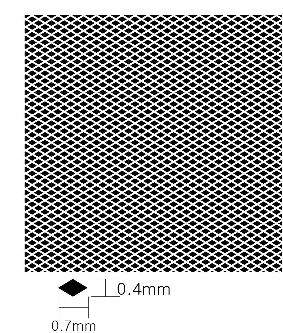 KA Models KA-00004 DIAMOND PATTERN MESH B 0.4mm X 0.7mm – Bild 4