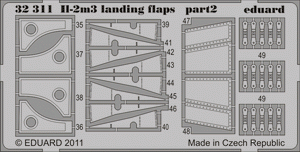 Eduard 32311 Il-2m3 landing flaps HOBBY BOSS 1/32 – immagine 2